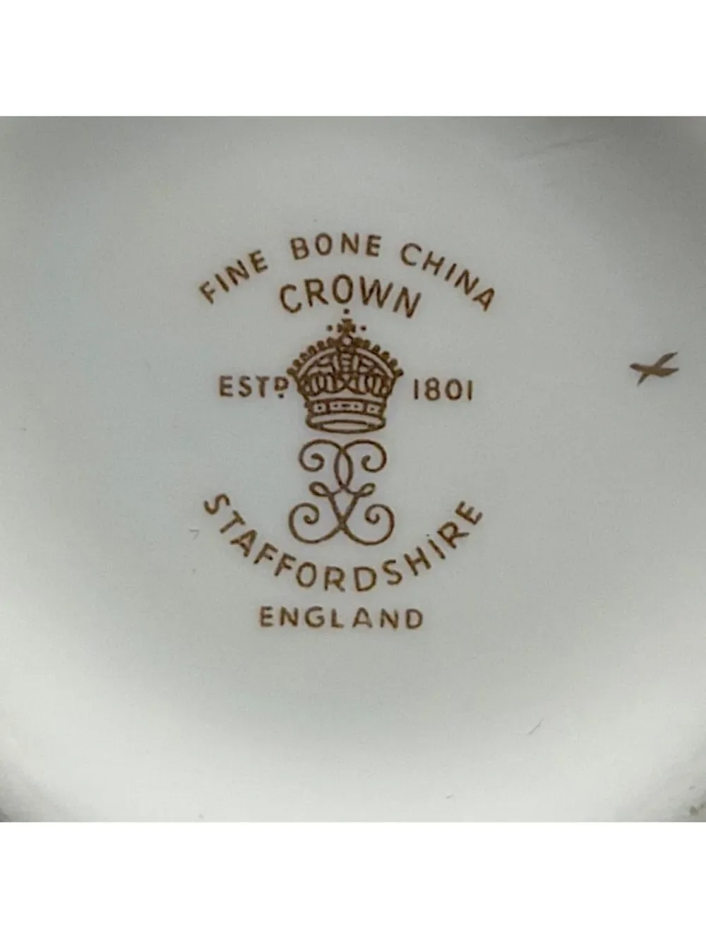 Vtg Crown Staffordshire Queen Mother 80th Birthday 1980 Bone China Mug England